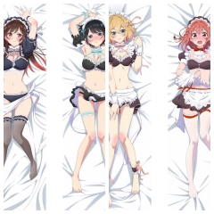 2 Styles 2 Sizes Rented Girlfriend Cartoon Sexy Girls Square Anime Pillow Case