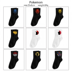 11 Styles Pokemon Cartoon Character Pattern Anime Long Socks