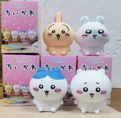 4pcs/set Chiikawa Cartoon Anime PVC Figure