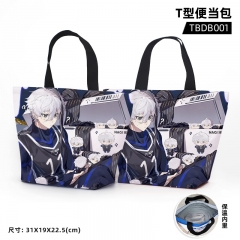 Blue Lock Cartoon Character Pattern Anime Hand Bag