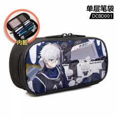 Blue Lock Cartoon Zipper Pencil Box Anime Pencil Bag