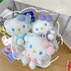24cm 3 Styles Hello Kitty Cartoon Anime Plush Backpack Bag