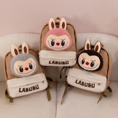 3 Styles POP MART Labubu Cartoon Plush Anime Backpack Bag