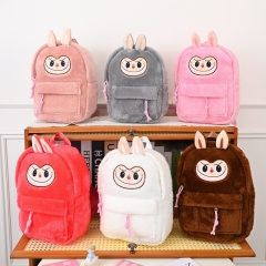 6 Styles POP MART Labubu Cartoon Plush Anime Backpack Bag