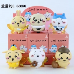 6pcs/set Chiikawa Cartoon Anime PVC Figure