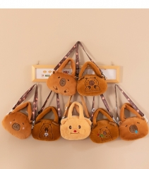 6 Styles Capybara Cartoon Plush Anime Crossbody Bag