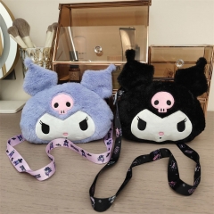 2 Styles Sanrio Kuromi Cartoon Plush Anime Crossbody Bag