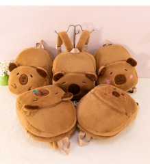 5 Styles Capybara Cartoon Plush Anime Backpack Bag