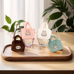 4 Styles POP MART Labubu Cartoon Plush Anime Handbag Bag