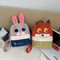 2 Styles Ctue Cartoon Plush Anime Backpack Bag