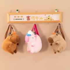 3 Styles Capybara Cartoon Plush Anime Backpack Bag
