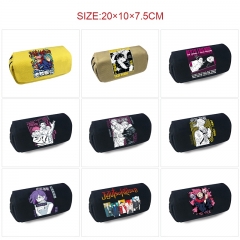 10 Styles Jujutsu Kaisen Cartoon Canvas Pattern Pencil Case Anime Pencil Bag