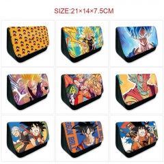 10 Styles Dragon Ball Z Cartoon Pattern Pencil Case Anime Pencil Bag
