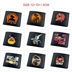10 Styles Dragon Ball Z Cartoon Purse Anime Short Wallet
