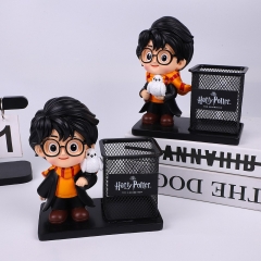 创意可爱哈利波特笔筒大容量多功能简约桌面收纳神器学生文具办公