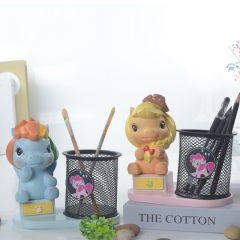 六一礼物创意卡通小马宝莉笔筒收纳家居装饰少女心桌面摆件送女生