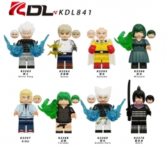 8 Styles One Punch Man Cartoon Anime Miniature Building Blocks