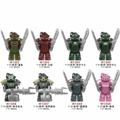 FJW1352-1359第三方拼装拼插积木人仔儿童玩具袋装