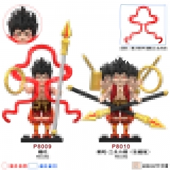 2 Styles Ne Zha Cartoon Anime Miniature Building Blocks