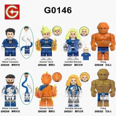 儿童拼装积木G0146拼插人仔GH0345-0352男孩子玩具袋装