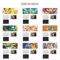 30*80cm 10 Styles Pokemon Cartoon Anime Mouse Pad
