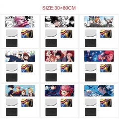 30*80cm 11 Styles Jujutsu Kaisen Cartoon Anime Mouse Pad