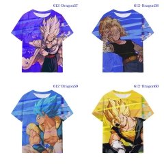 5 Styles Dragon Ball Z Cartoon Pattern Anime T-shirt