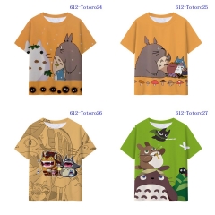 5 Styles My Neighbor Totoro Cartoon Pattern Anime T-shirt
