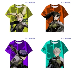 5 Styles Kaiju No. 8 Cartoon Pattern Anime T-shirt