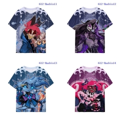 5 Styles Hazbin Hotel Cartoon Pattern Anime T-shirt