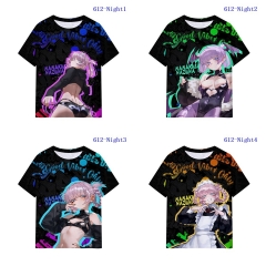 5 Styles Call of the Night Cartoon Pattern Anime T-shirt