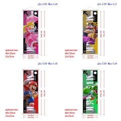 2 Sizes 5 Styles Super Mario Bro Cartoon Wallscrolls Waterproof Anime Wallscrolls