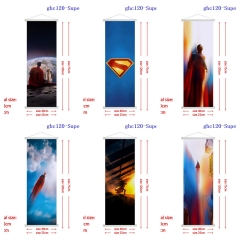 2 Sizes 7 Styles Superman Cartoon Wallscrolls Waterproof Anime Wallscrolls