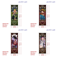 2 Sizes 5 Styles One Piece Cartoon Wallscrolls Waterproof Anime Wallscrolls