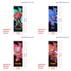 2 Sizes 5 Styles Sonic the Hedgehog Cartoon Wallscrolls Waterproof Anime Wallscrolls