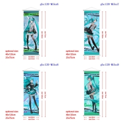 2 Sizes 5 Styles Hatsune Miku Cartoon Wallscrolls Waterproof Anime Wallscrolls