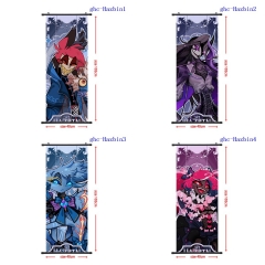 40*102cm 5 Styles Hazbin Hotel Cartoon Wallscrolls Waterproof Anime Wallscrolls