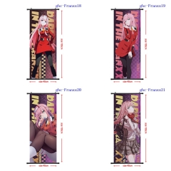 40*102cm 5 Styles Darling In The Franxx Cartoon Wallscrolls Waterproof Anime Wallscrolls