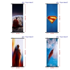 40*102cm 7 Styles Superman Cartoon Wallscrolls Waterproof Anime Wallscrolls
