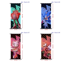 40*102cm 5 Styles Sonic the Hedgehog Cartoon Wallscrolls Waterproof Anime Wallscrolls