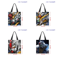 33*38cm 5 Styles Mobile Suit Gundam Cartoon Shopping Bag Canvas Anime Handbag