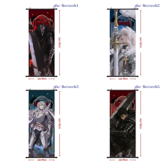 40*102cm 5 Styles Berserk Cartoon Wallscrolls Waterproof Anime Wallscrolls