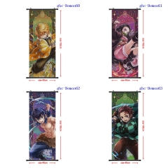 40*102cm 5 Styles Demon Slayer: Kimetsu no Yaiba Cartoon Wallscrolls Waterproof Anime Wallscrolls