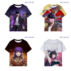 5 Styles Solo Leveling Cartoon Pattern Anime T-shirt