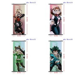 40*102cm 5 Styles My Hero Academia Cartoon Wallscrolls Waterproof Anime Wallscrolls
