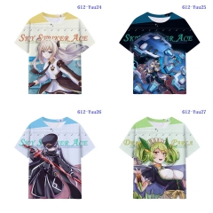 5 Styles Yu-Gi-Oh Cartoon Pattern Anime T-shirt
