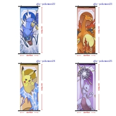 40*102cm 5 Styles Pokemon Cartoon Wallscrolls Waterproof Anime Wallscrolls