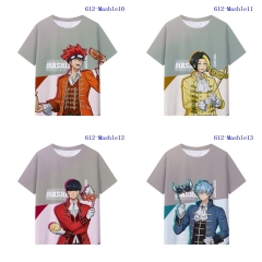 5 Styles Mashle: Magic and Muscles Cartoon Pattern Anime T-shirt