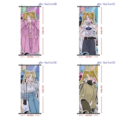 40*102cm 5 Styles Pretty Soldier Sailor Moon Cartoon Wallscrolls Waterproof Anime Wallscrolls