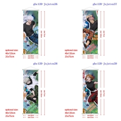 2 Sizes 5 Styles Jujutsu Kaisen Cartoon Wallscrolls Waterproof Anime Wallscrolls